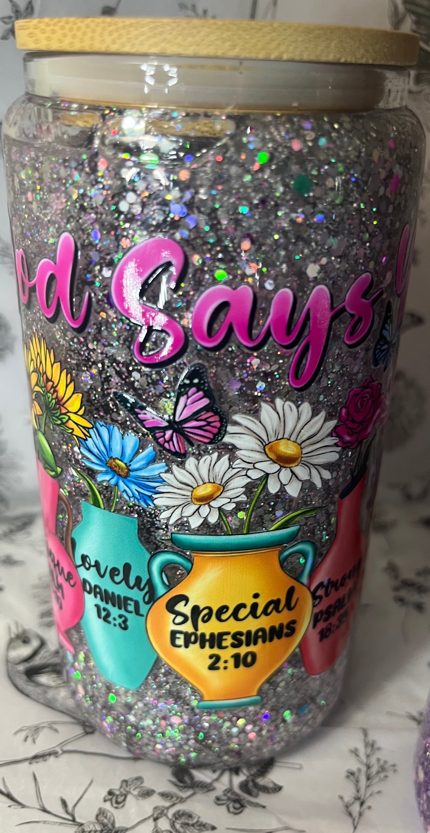 Glitter Globe Tumbler