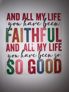 I will sing of the Goodness of God