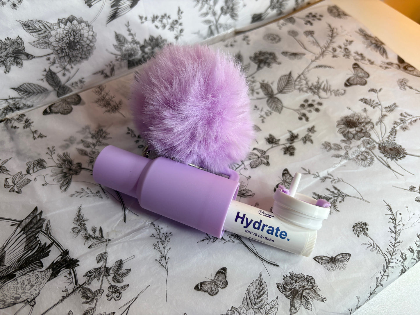Mini Tumbler ChapStick holder keychain