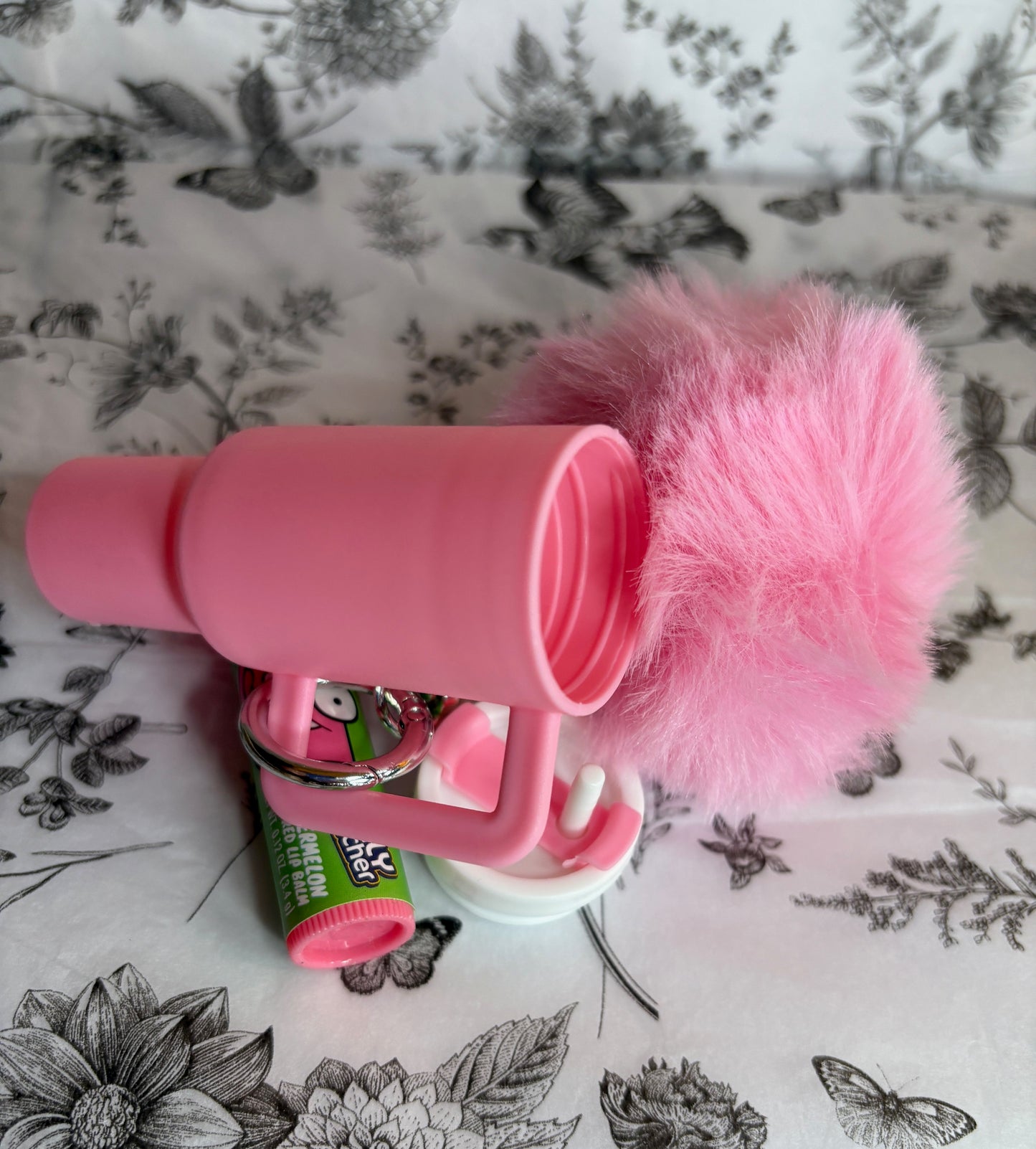 Mini Tumbler ChapStick holder keychain