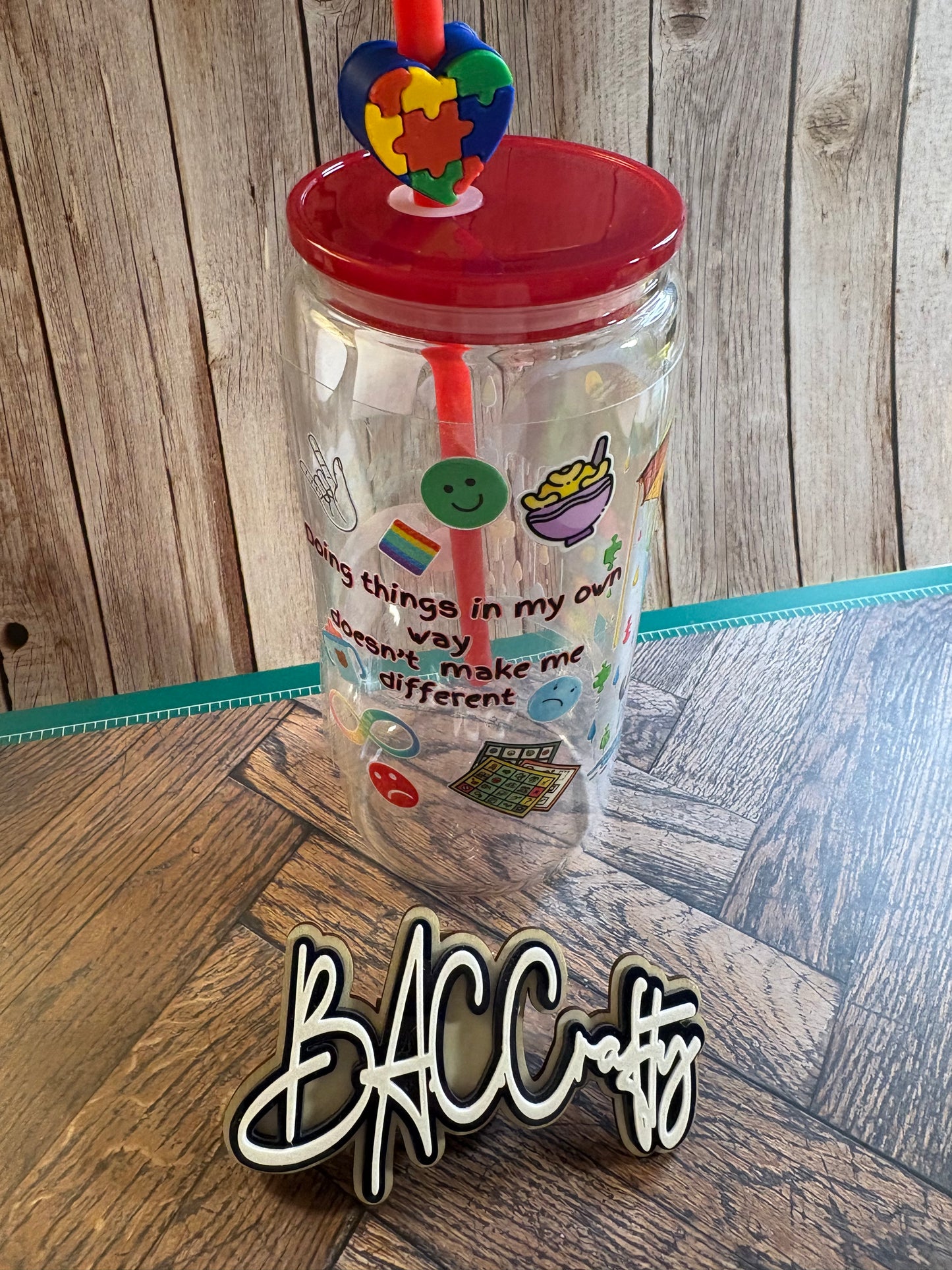 16 oz Glass Can cup