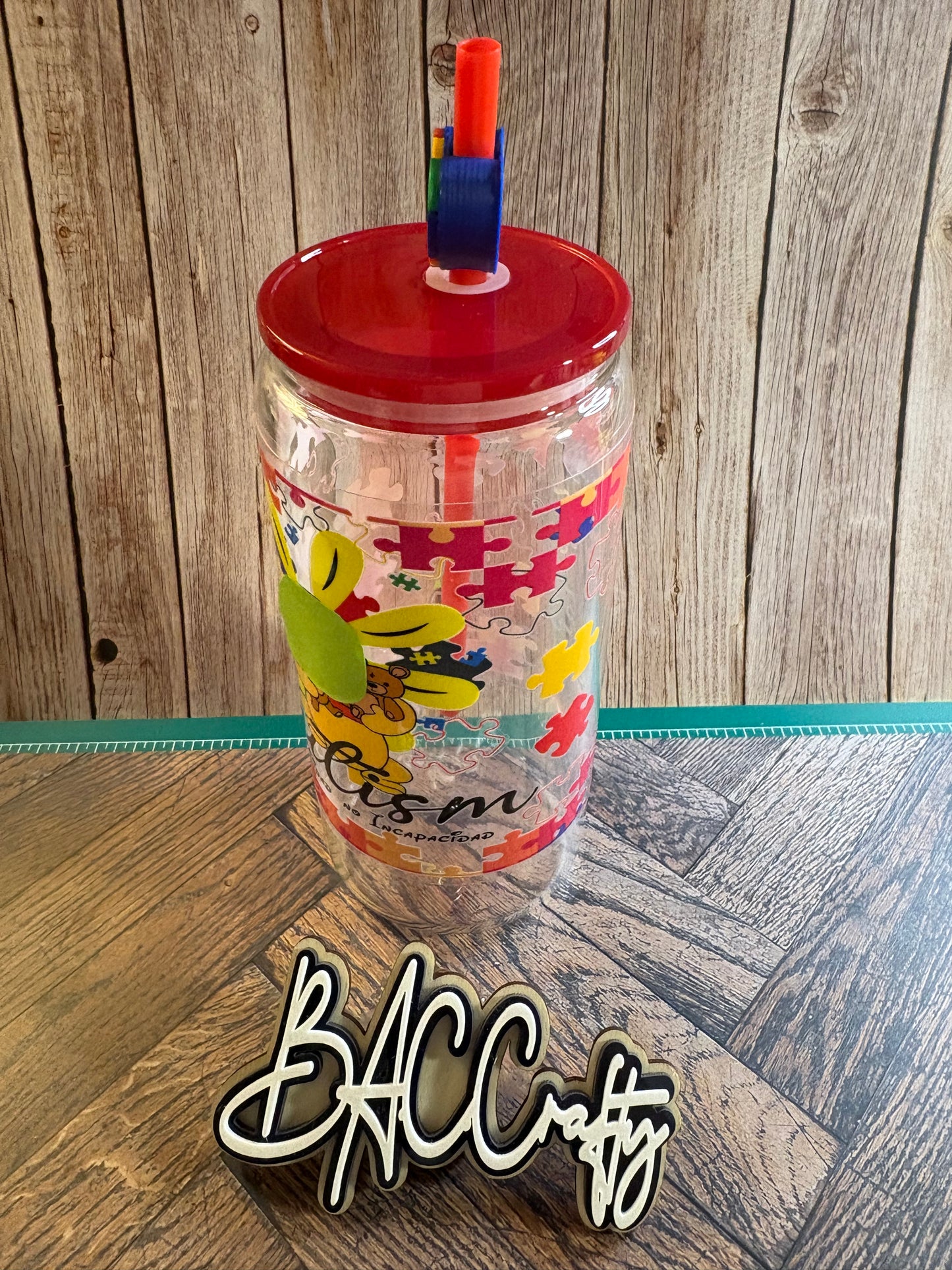 16 oz Glass Can cup
