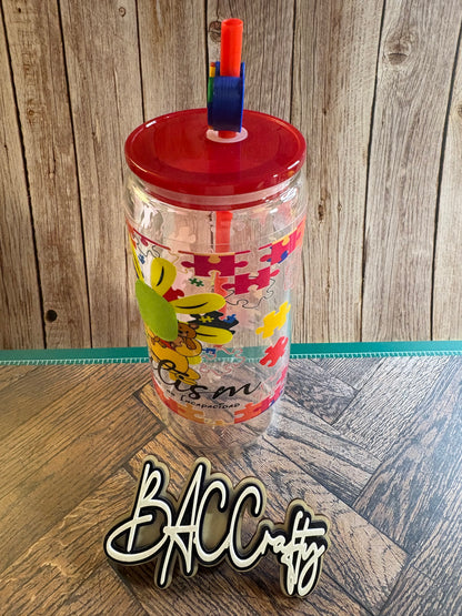 16 oz Glass Can cup