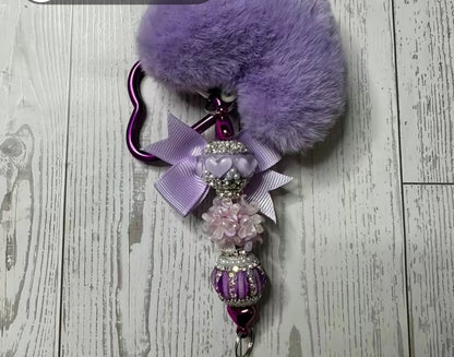 Fancy Beaded Keychain