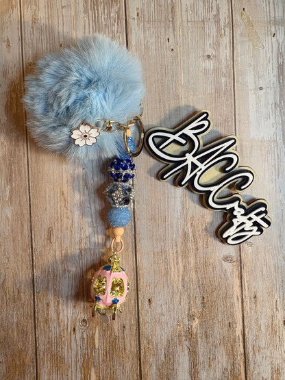 Fancy Beaded Keychain