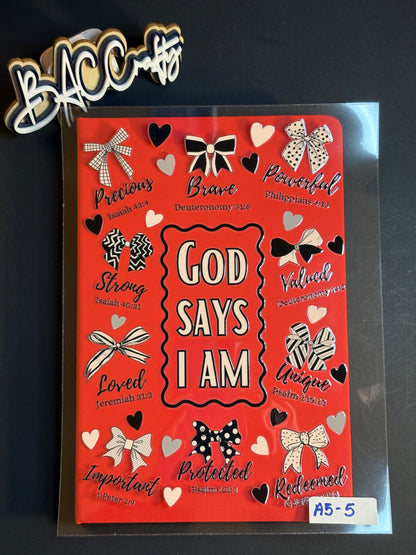 A5 Note Book with print