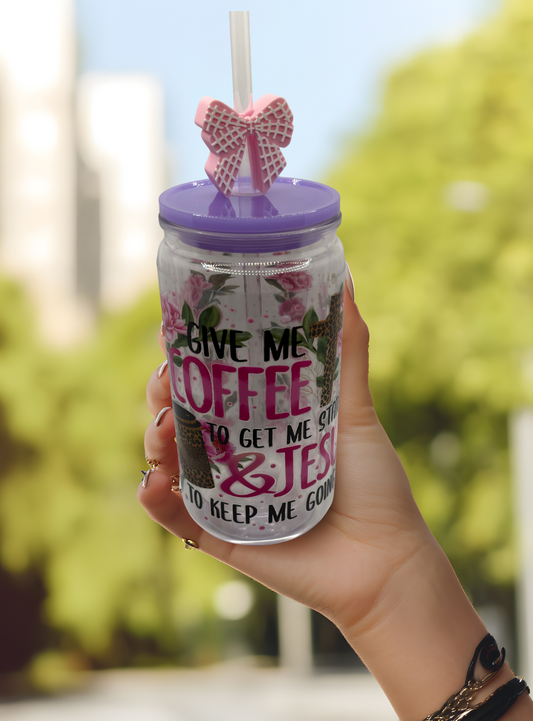 16 oz Glass Can cup