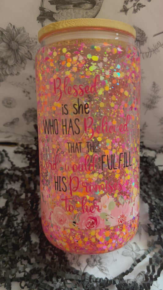 Glitter Globe Tumbler