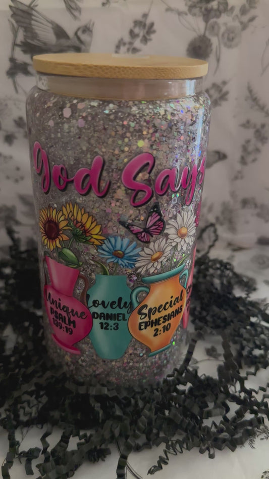 Glitter Globe Tumbler